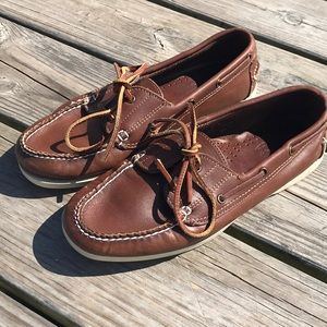 Bass Leather Boat Shoes Loafers Men’s size 8